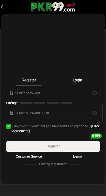 PKR99 Login